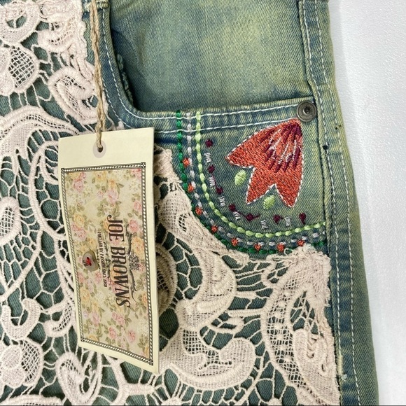 Festival Denim and Lace Short 90’s Y2K - Picture 7 of 15